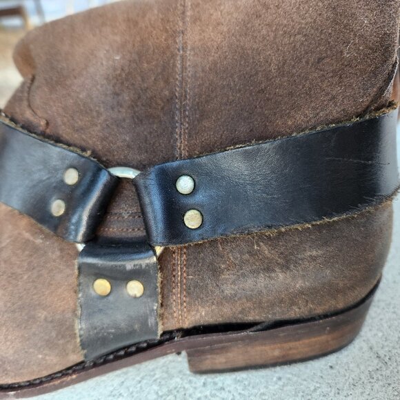 Y2K Golden Goose Distressed Leather Western Boots – Sz 10 US 🇮🇹 - Picture 10 of 16